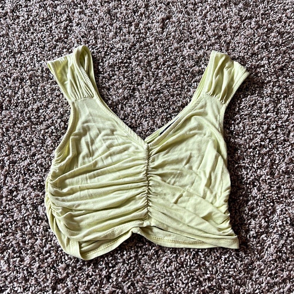 Ribbed crop top
